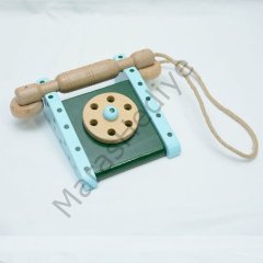 Ahşap Nostaljik Telefon